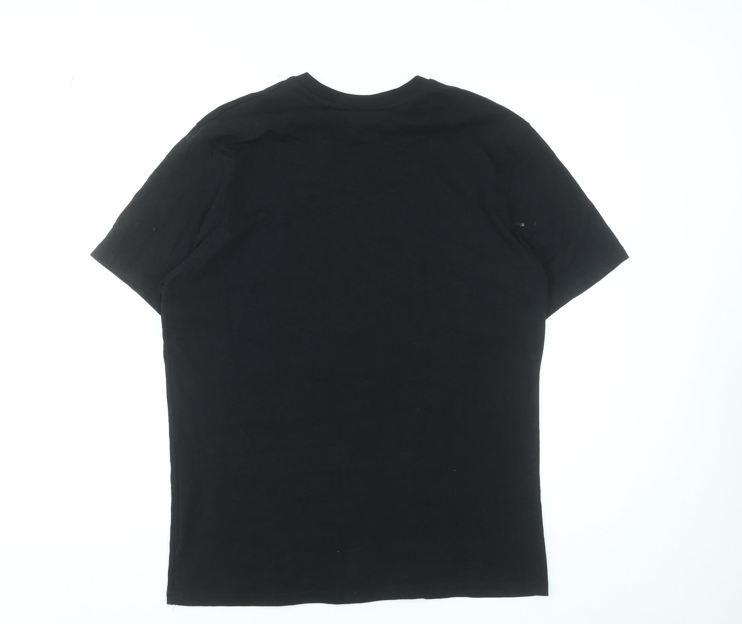 Closure London Mens Black Graphic Bear T-Shirt Size L