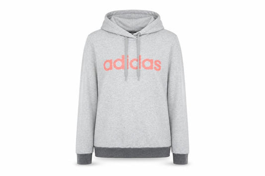 Adidas Women’s Grey Full Zip Hoodie L 16-18 Cotton Blend