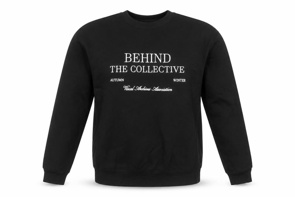 H&M Men’s Black Relaxed Fit Graphic Print Pullover Sweatshirt M