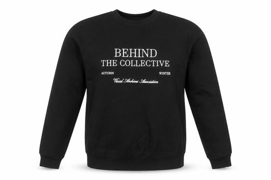 H&M Men’s Black Relaxed Fit Graphic Print Pullover Sweatshirt M