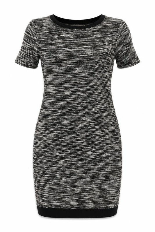 Marks & Spencer Womens Black Knit Bodycon Dress Size 10