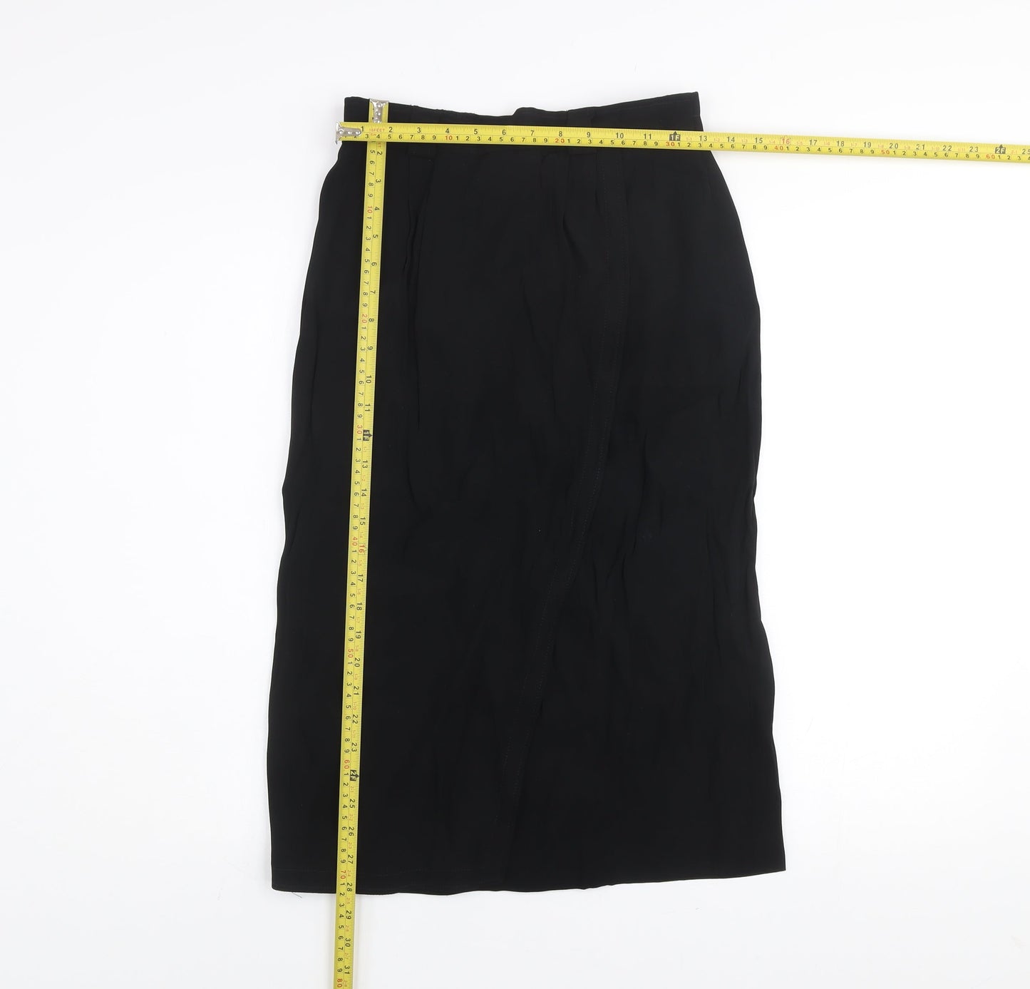 Basler Women’s Black Size 12 Pencil Midi Skirt Lined Formal Workwear