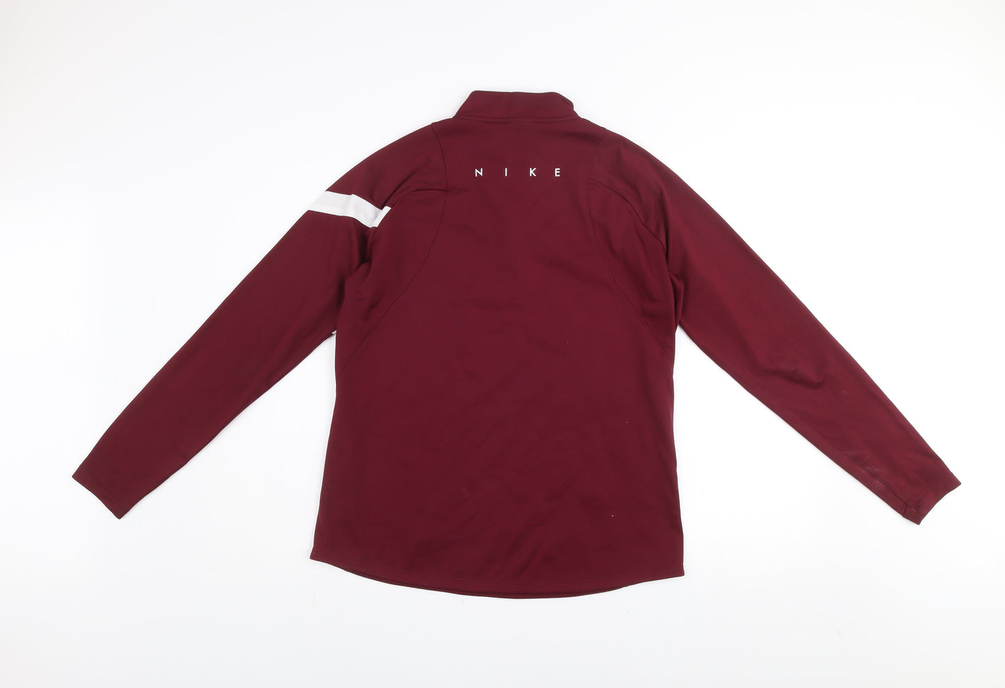 Nike Men's Red 1/4 Zip Dri-FIT Athletic Sweatshirt M