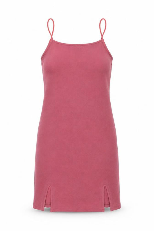 Vero Moda Women’s Pink Slip Dress S Stretch Jersey Casual