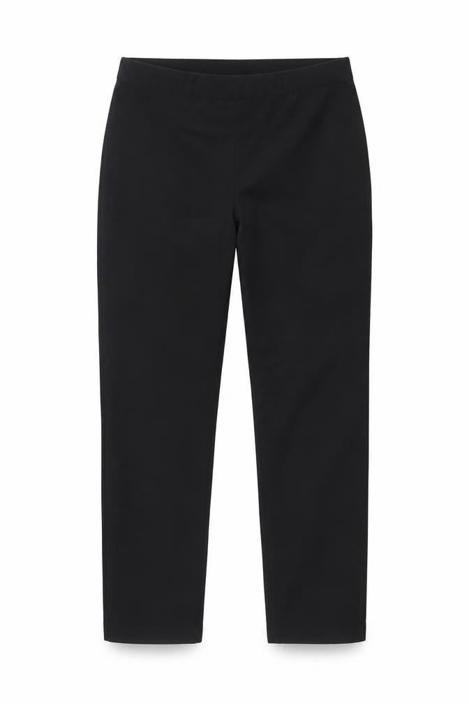 Dunes Women's Black Stretch Slim Fit Trousers Size M