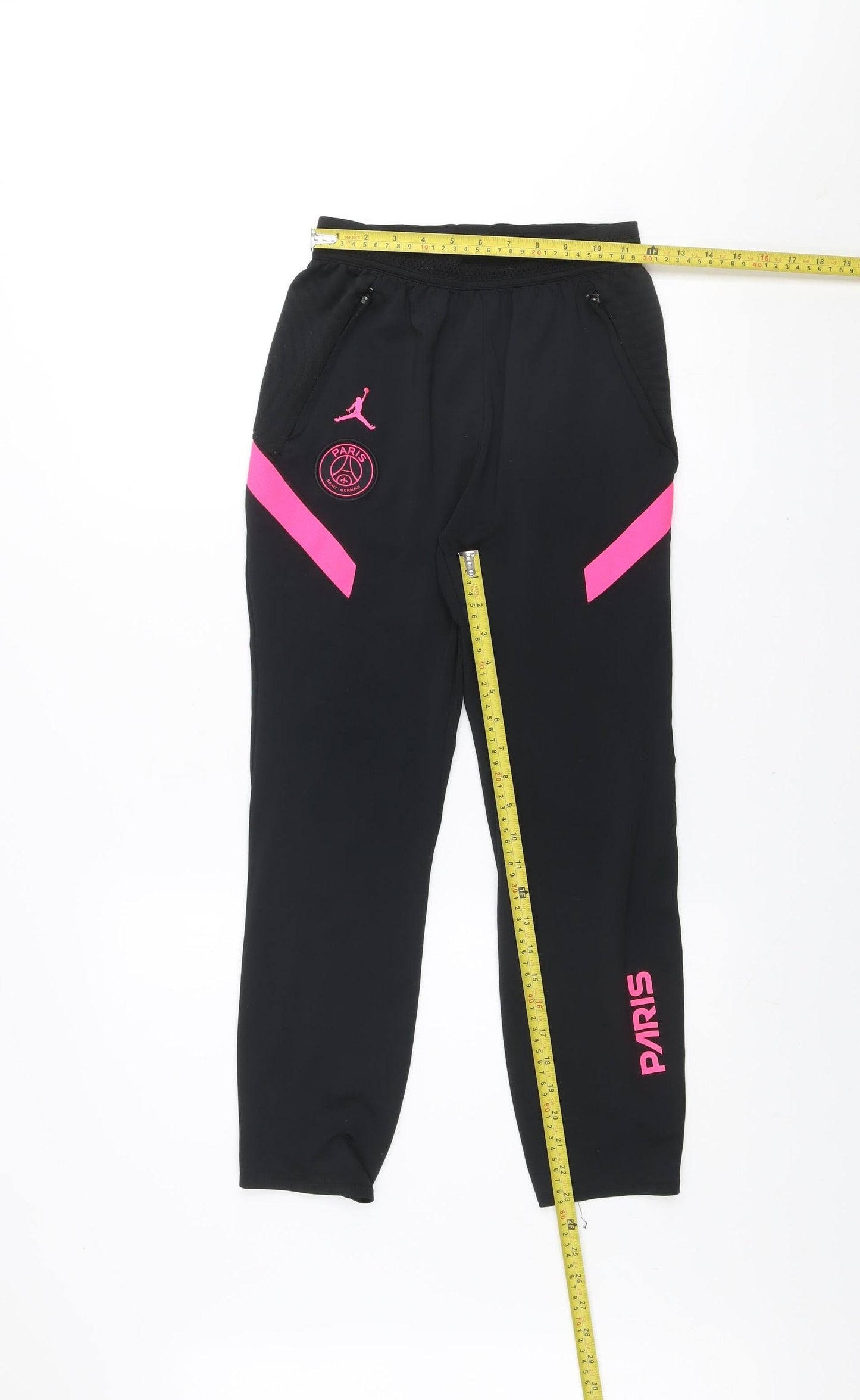 Jordan Boys Black Track Pants L 14 Years PSG Football Activewear