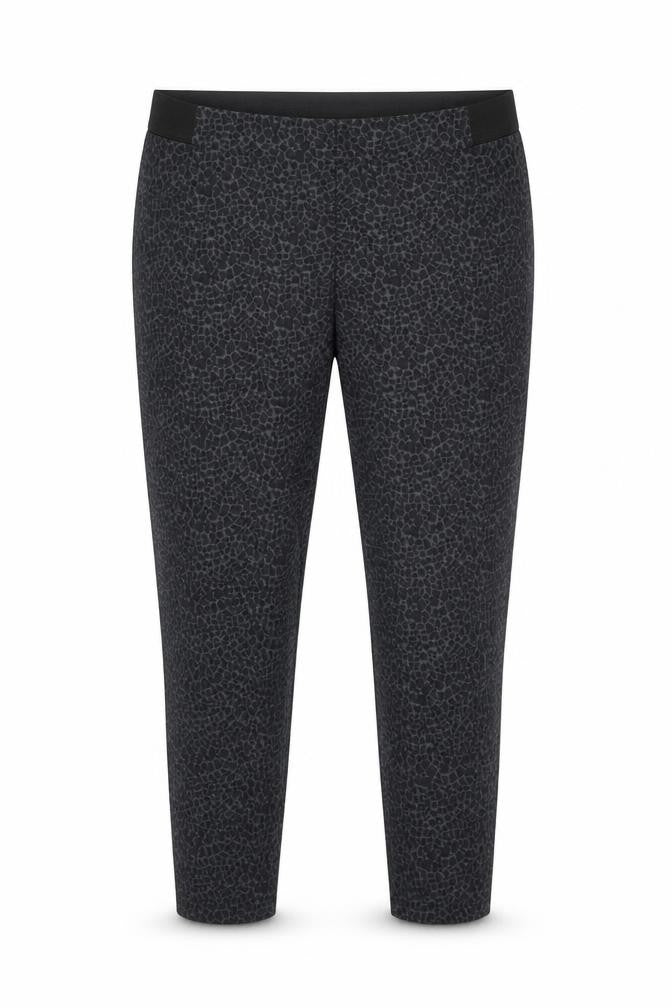 Dunnes Women's Black Animal Print Stretch Leggings Size M