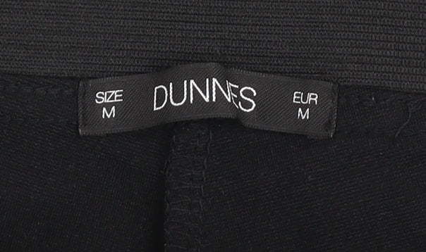 Dunnes Women's Black Animal Print Stretch Leggings Size M