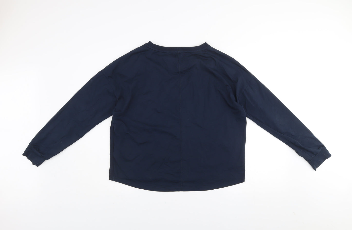 Gym+Coffee Men's Blue Long Sleeve Activewear T-Shirt Size M