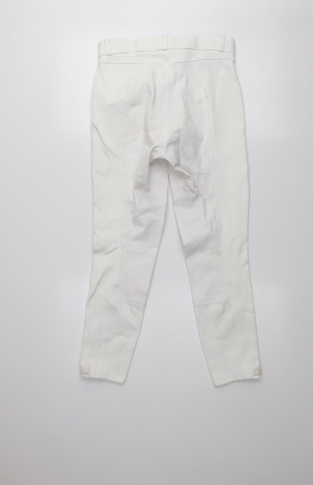 Tally Ho Women's White Cotton Stretch Jodhpurs Trousers 28in