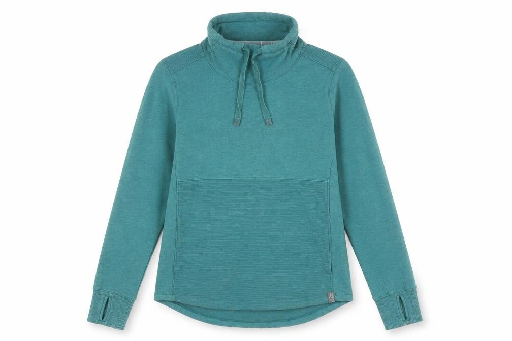 L.L. Bean Women's Teal Pullover Sweatshirt Small Regular Cotton Blend