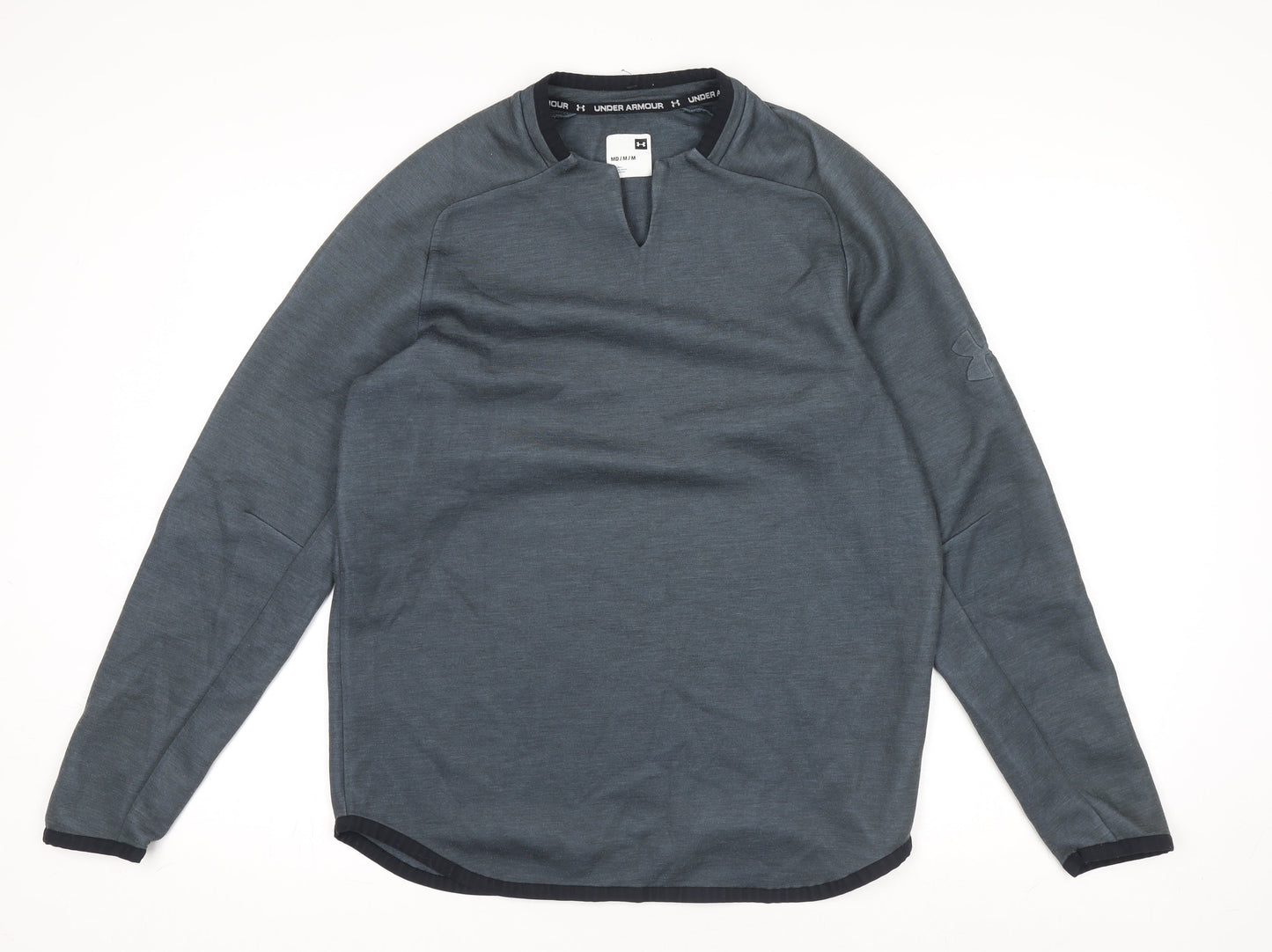 Under Armour Men's Grey Long Sleeve Pullover Sweatshirt Size M