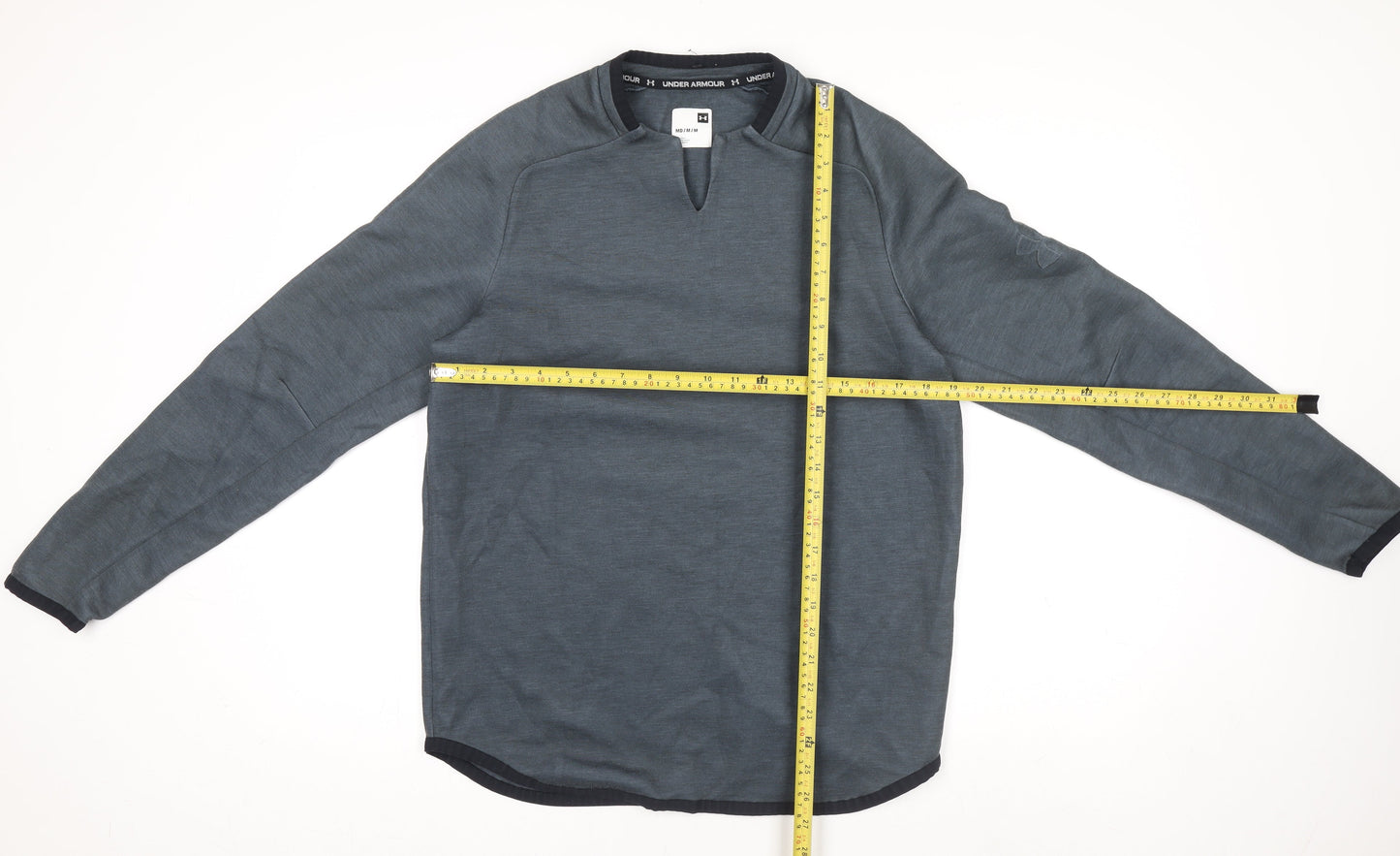 Under Armour Men's Grey Long Sleeve Pullover Sweatshirt Size M