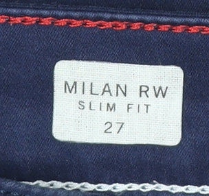 Tommy Hilfiger Womens Blue Milan RW Slim Fit Jeans Size 27