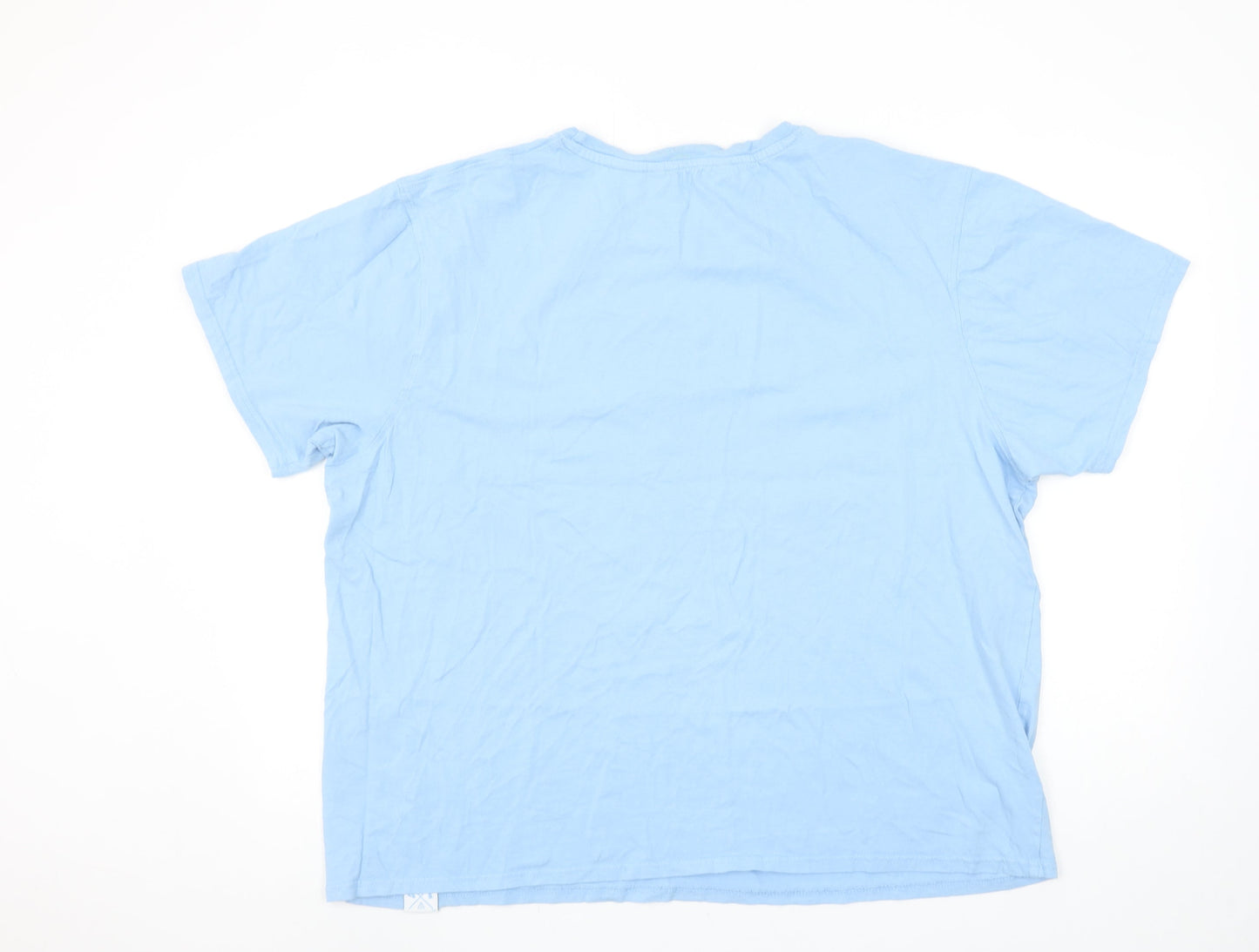 Harry Potter Women's Blue Cotton Short Sleeve T-Shirt L