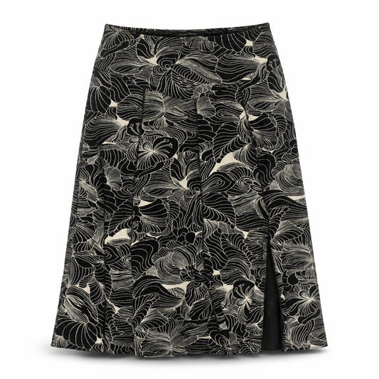 St. Bernard for Dunnes Stores Women's Black Floral A-Line Midi Skirt Size 10