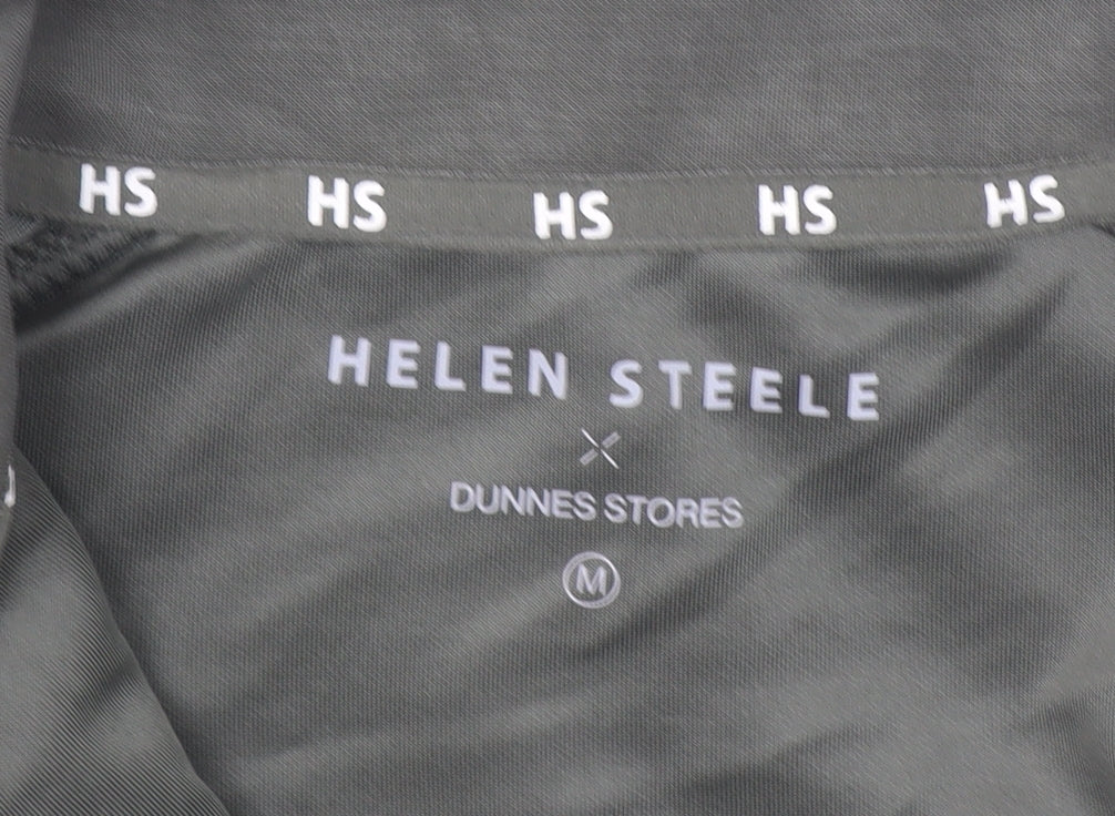 Helen Steele x Dunnes Stores Womens Khaki 1/4 Zip Pullover Sweatshirt M