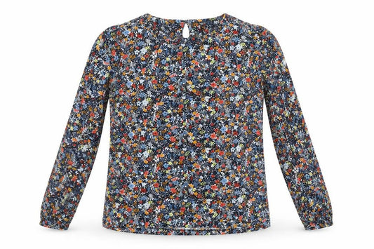 Next Women's Multicoloured Floral Long Sleeve Tunic Blouse Size 12