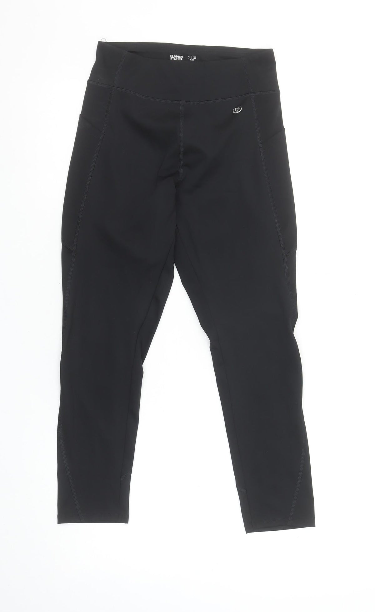 Dunnes Stores Women Black Slim Fit Capri Leggings S