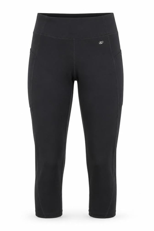 Dunnes Women Black Slim Fit Capri Leggings S