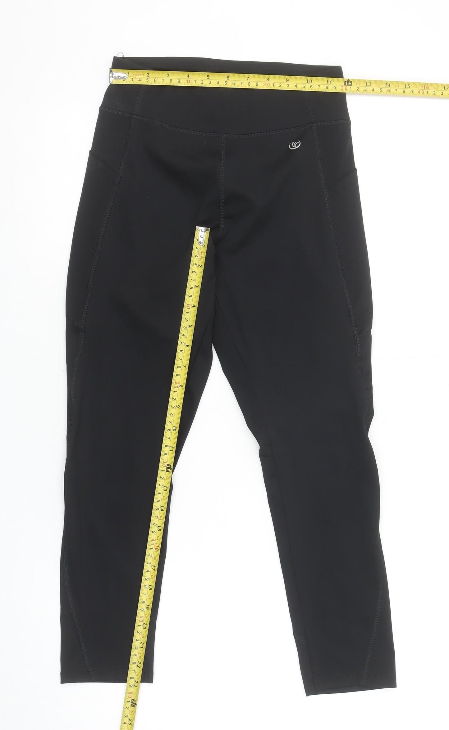 Dunnes Stores Women Black Slim Fit Capri Leggings S