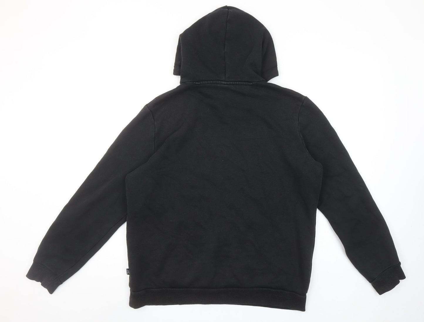 Puma Men's Black Pullover Hoodie M Graphic Sportswear Fleece