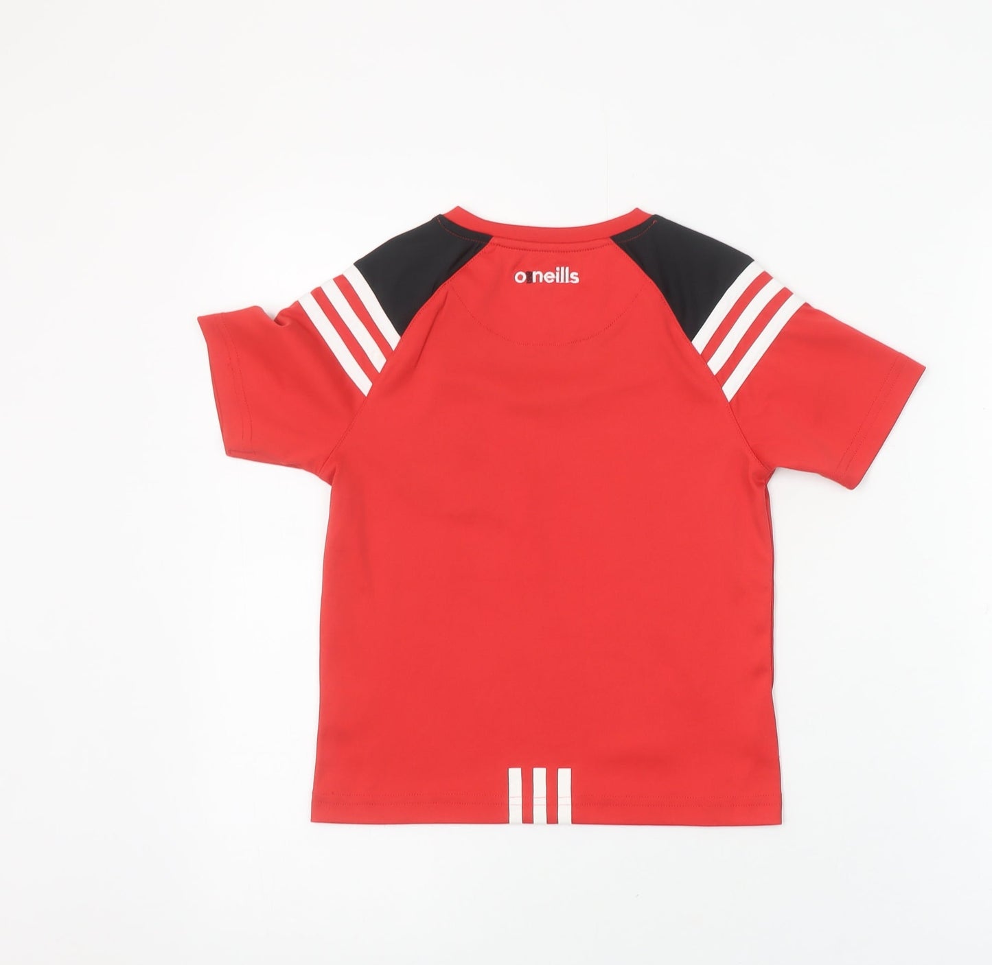 O'Neills Boys Red Short Sleeve Football Jersey T-Shirt 5-6 Years