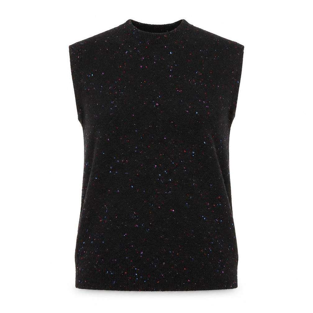 Marks & Spencer Womens Black XS Sleeveless Knit Pullover Jumper