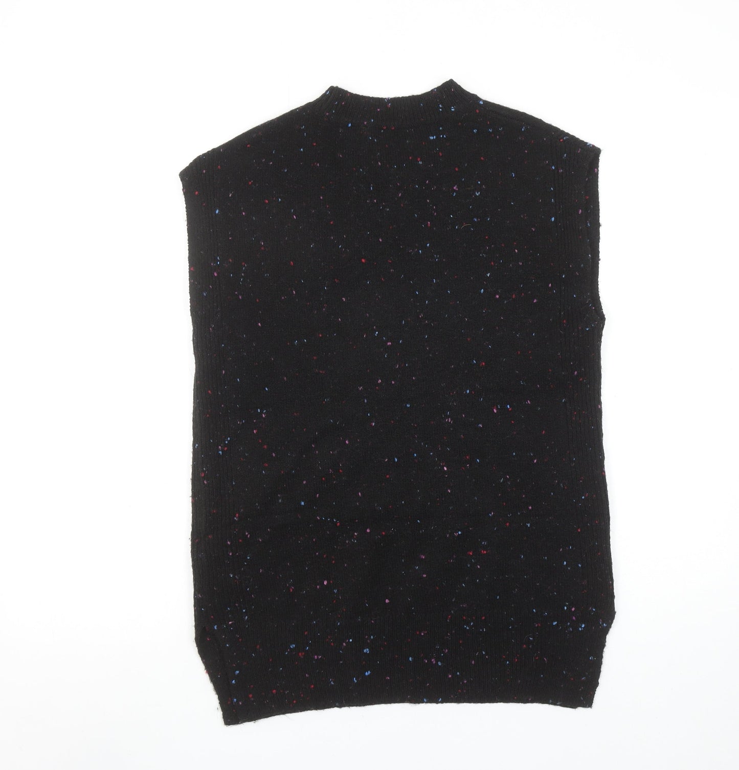 Marks and Spencer Womens Black XS Sleeveless Knit Pullover Jumper