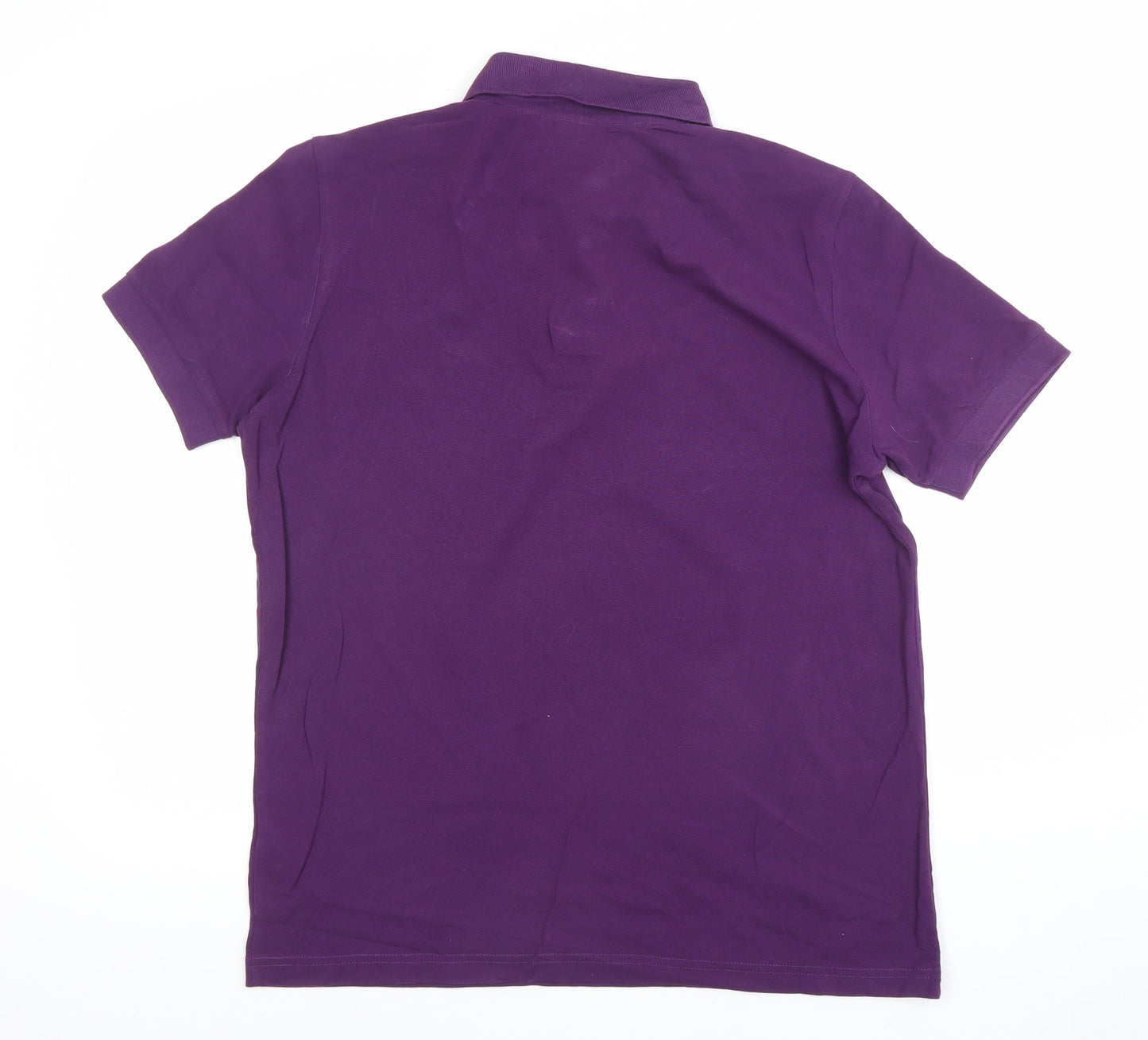 Hugo Boss Men's Purple Polo Shirt M Short Sleeve Cotton Classic Fit