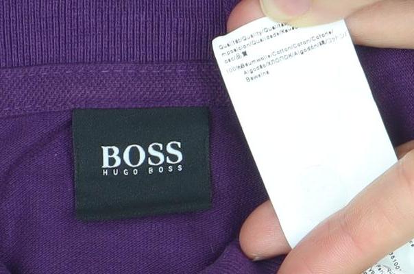 Hugo Boss Men's Purple Polo Shirt M Short Sleeve Cotton Classic Fit