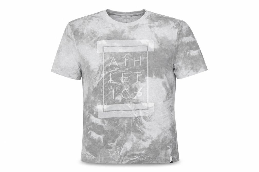 Jockey Men’s Grey Athleisure Graphic Crew Neck Cotton T-Shirt Size S