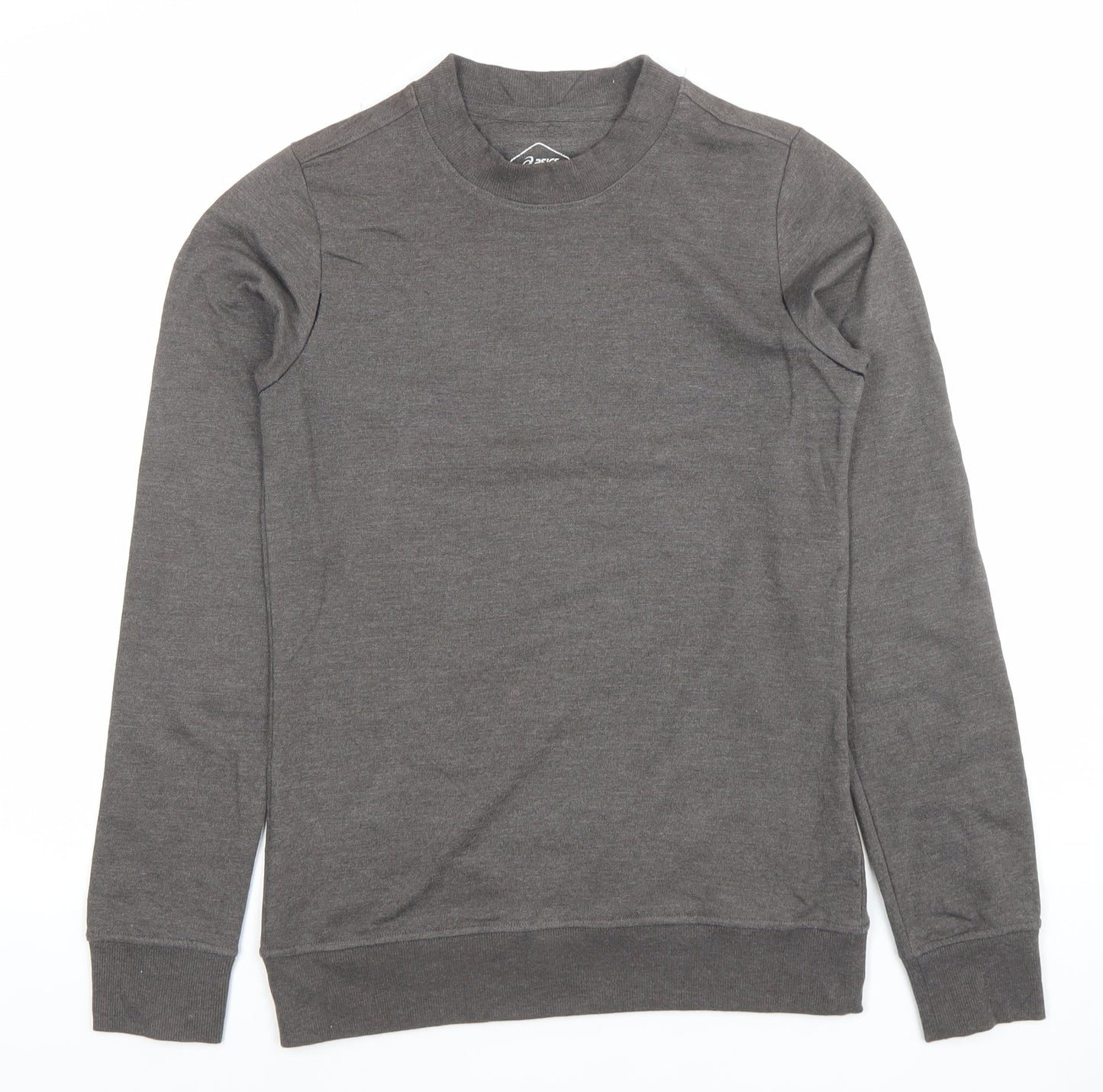 Asics Men’s Grey XS Crew Neck Pullover Sweatshirt Lightweight Jersey
