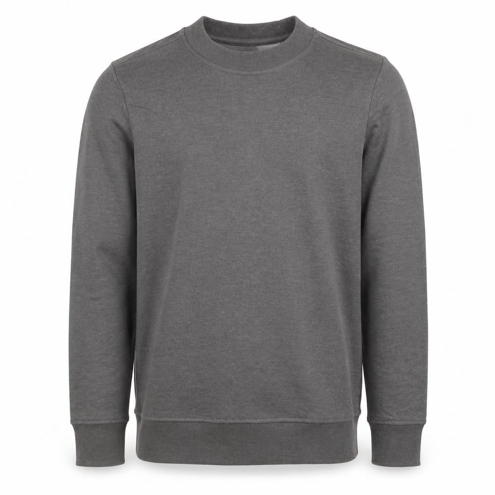 Asics Men’s Grey XS Crew Neck Pullover Sweatshirt Lightweight Jersey