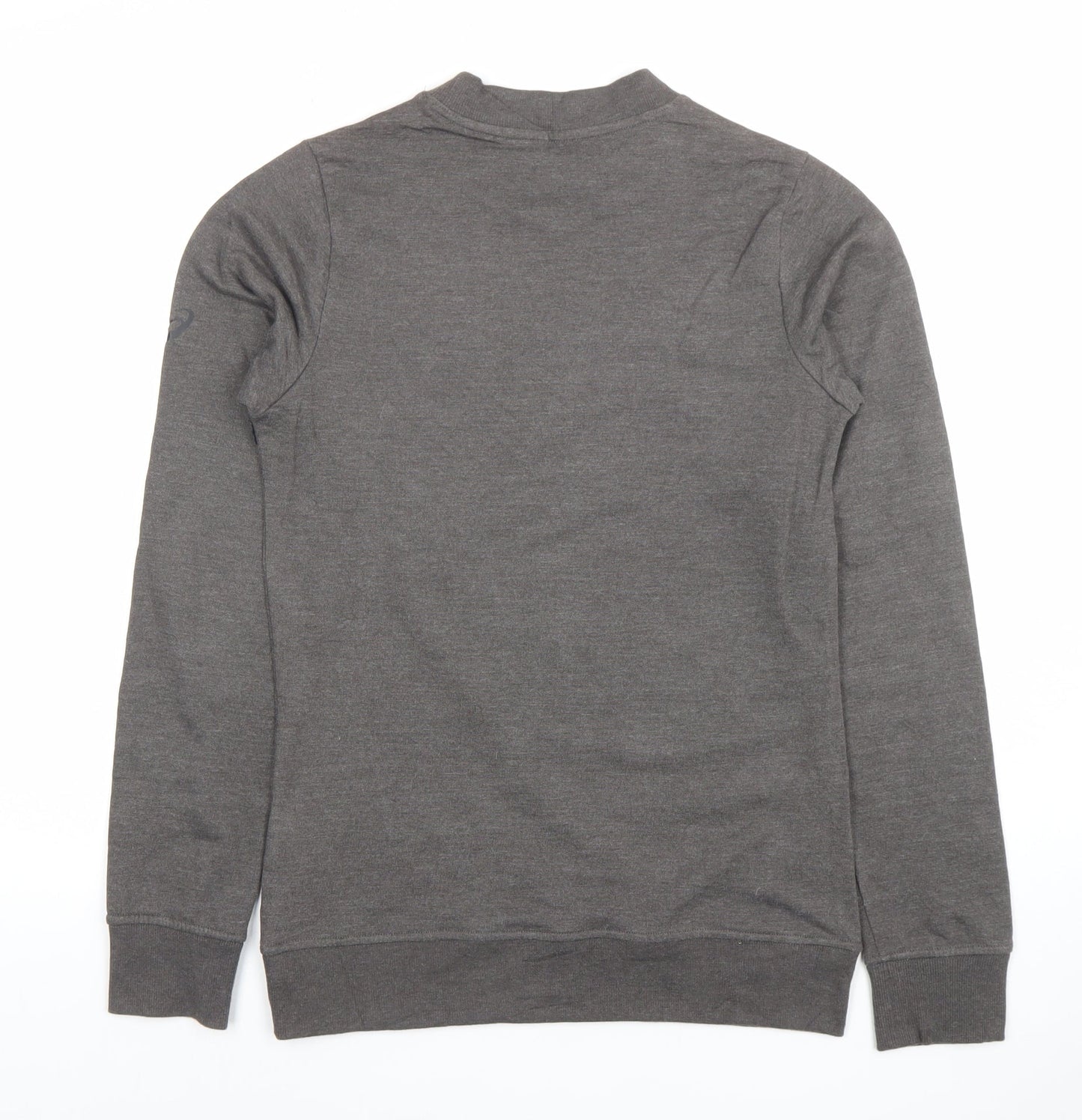 Asics Men’s Grey XS Crew Neck Pullover Sweatshirt Lightweight Jersey