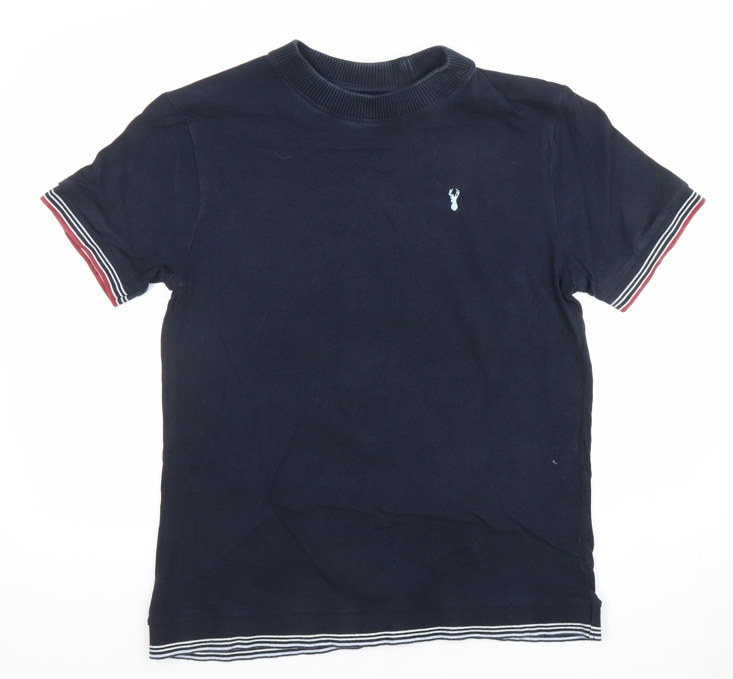 Next Men's Blue Short Sleeve Crew Neck Cotton T-Shirt M