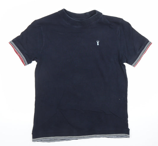 Next Men's Blue Short Sleeve Crew Neck Cotton T-Shirt M
