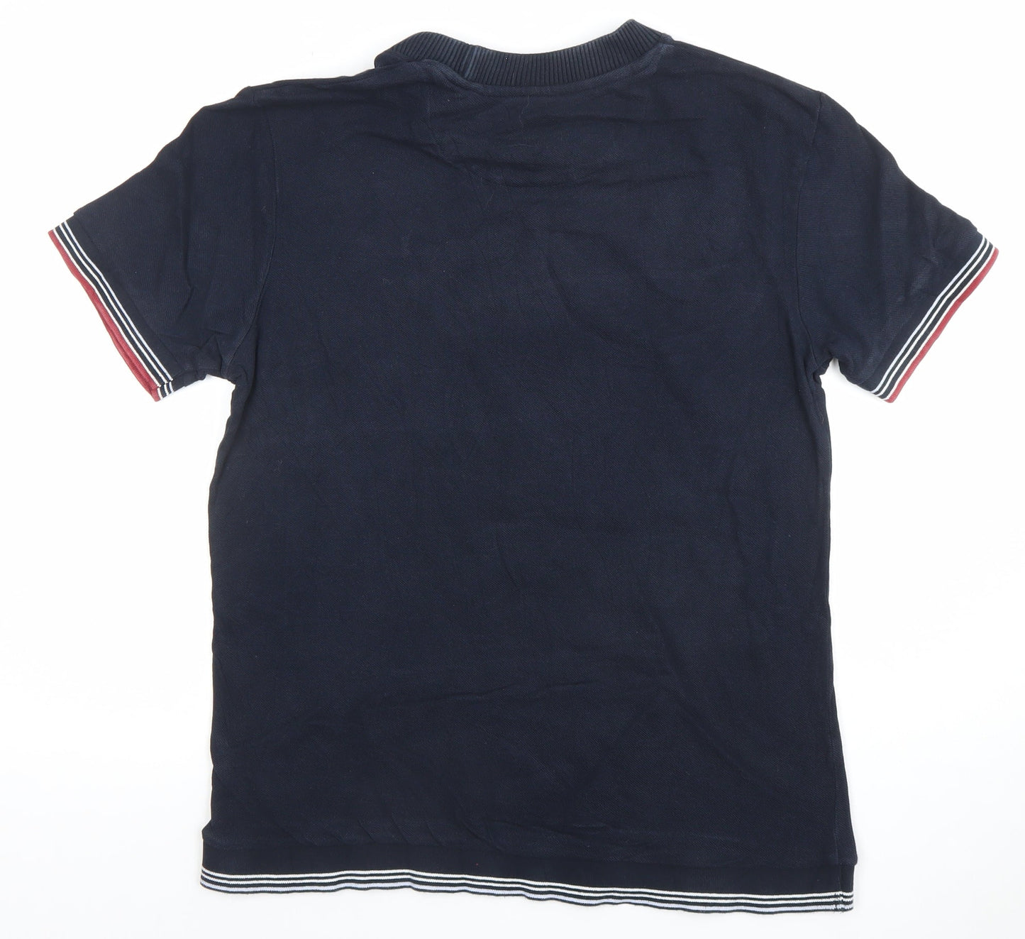 Next Men's Blue Short Sleeve Crew Neck Cotton T-Shirt M