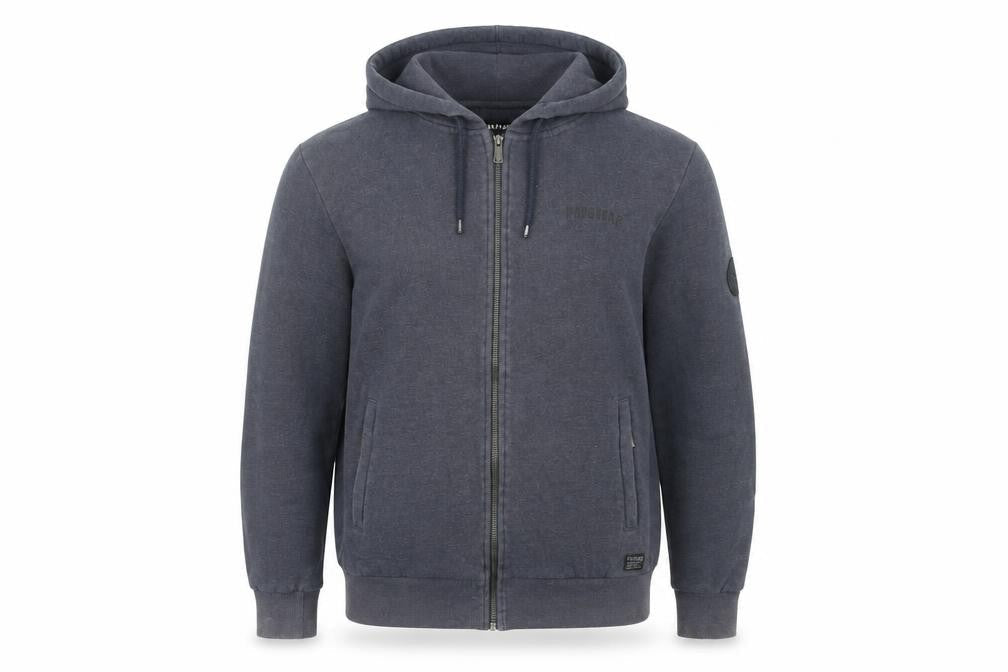Firetrap Men's Blue Full Zip Hoodie Size M Cotton Blend