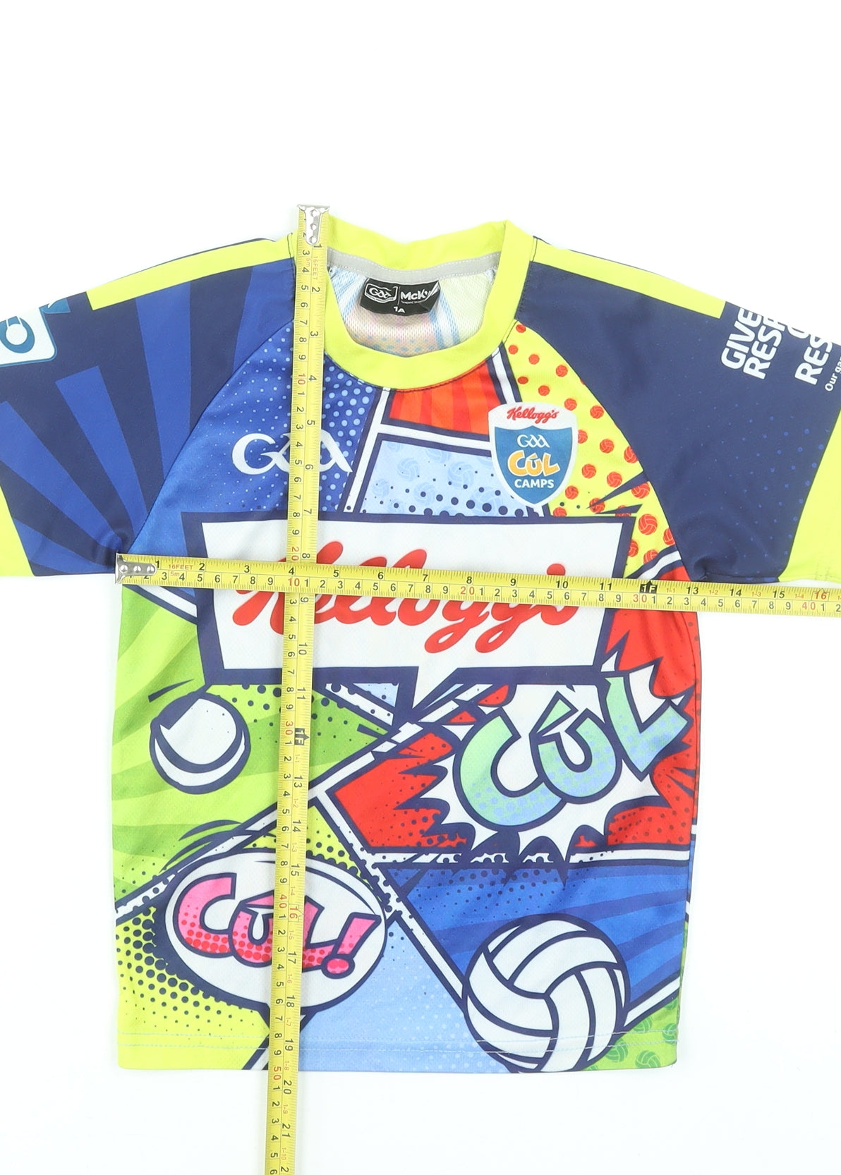 McKeever Boys Multicoloured Graphic GAA Cúl Camps Sports T-Shirt 4 Years