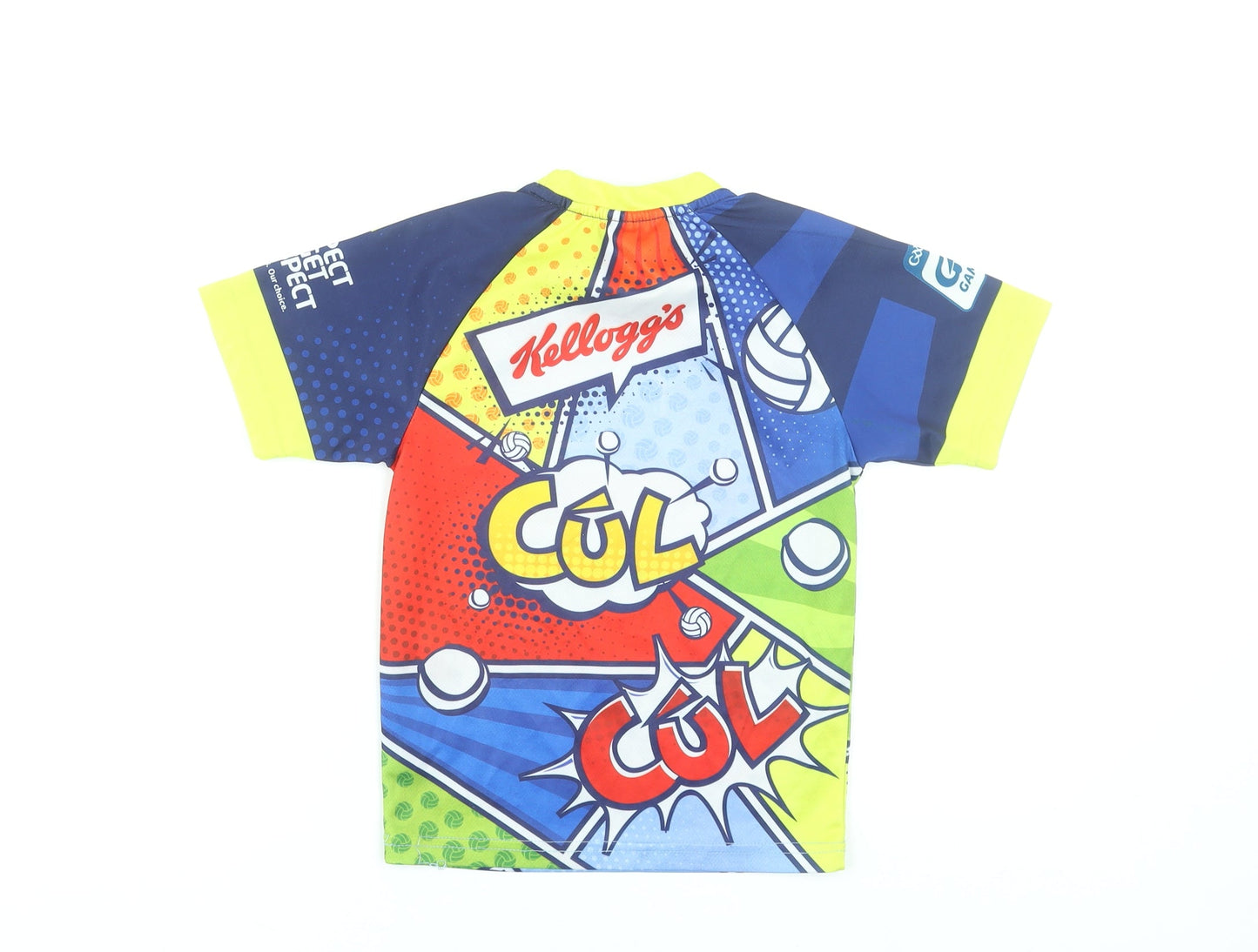 McKeever Boys Multicoloured Graphic GAA Cúl Camps Sports T-Shirt 4 Years