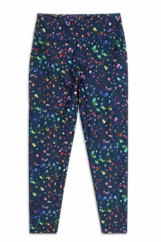 Leigh Tucker Willow Girls Multicoloured 7-8 Years Ankle Active Leggings