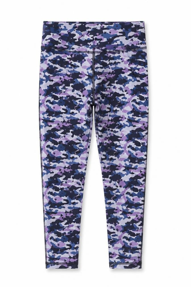 Dunnes Stores Girls Multicoloured Camouflage Activewear Leggings 7-8 Years