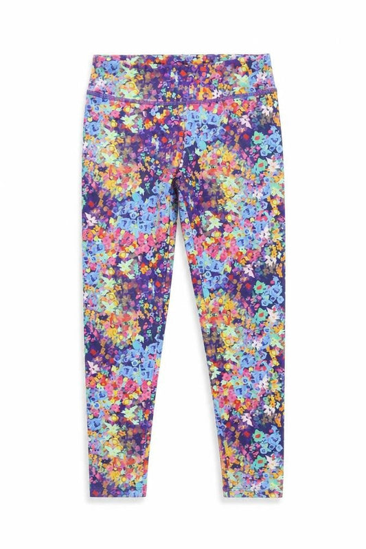 Leigh Tucker Willow Girls Multicoloured Floral Leggings 7-8 Years Slim Fit