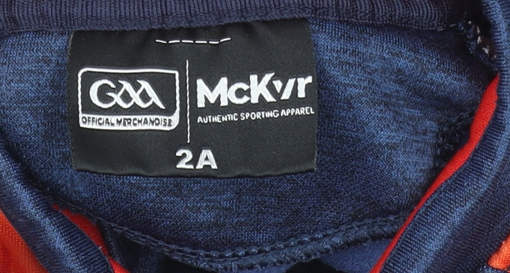 McKeever Boys Blue 2 Years Sports 1/4 Zip Graphic Sweatshirt