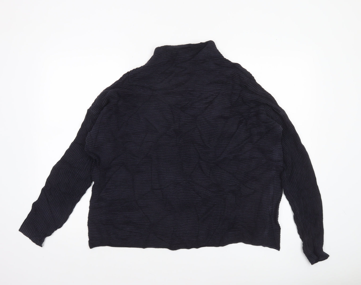 French Connection Women’s Black High Neck Knit Jumper Size L