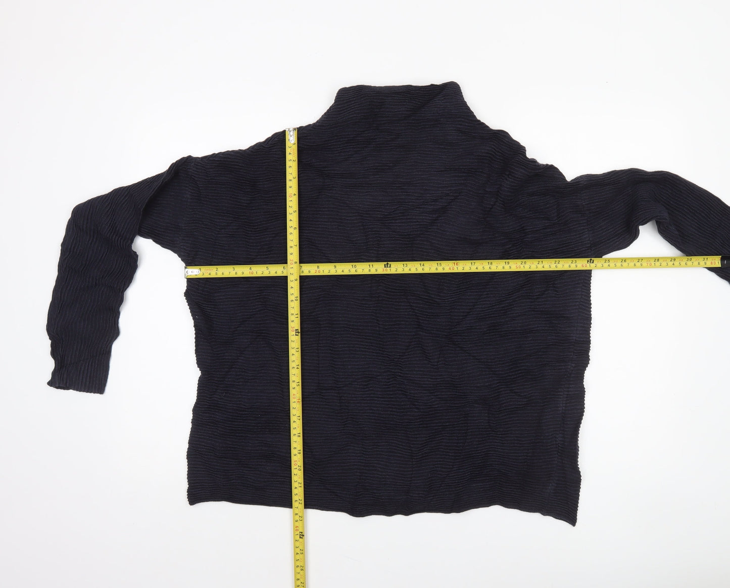 French Connection Women’s Black High Neck Knit Jumper Size L