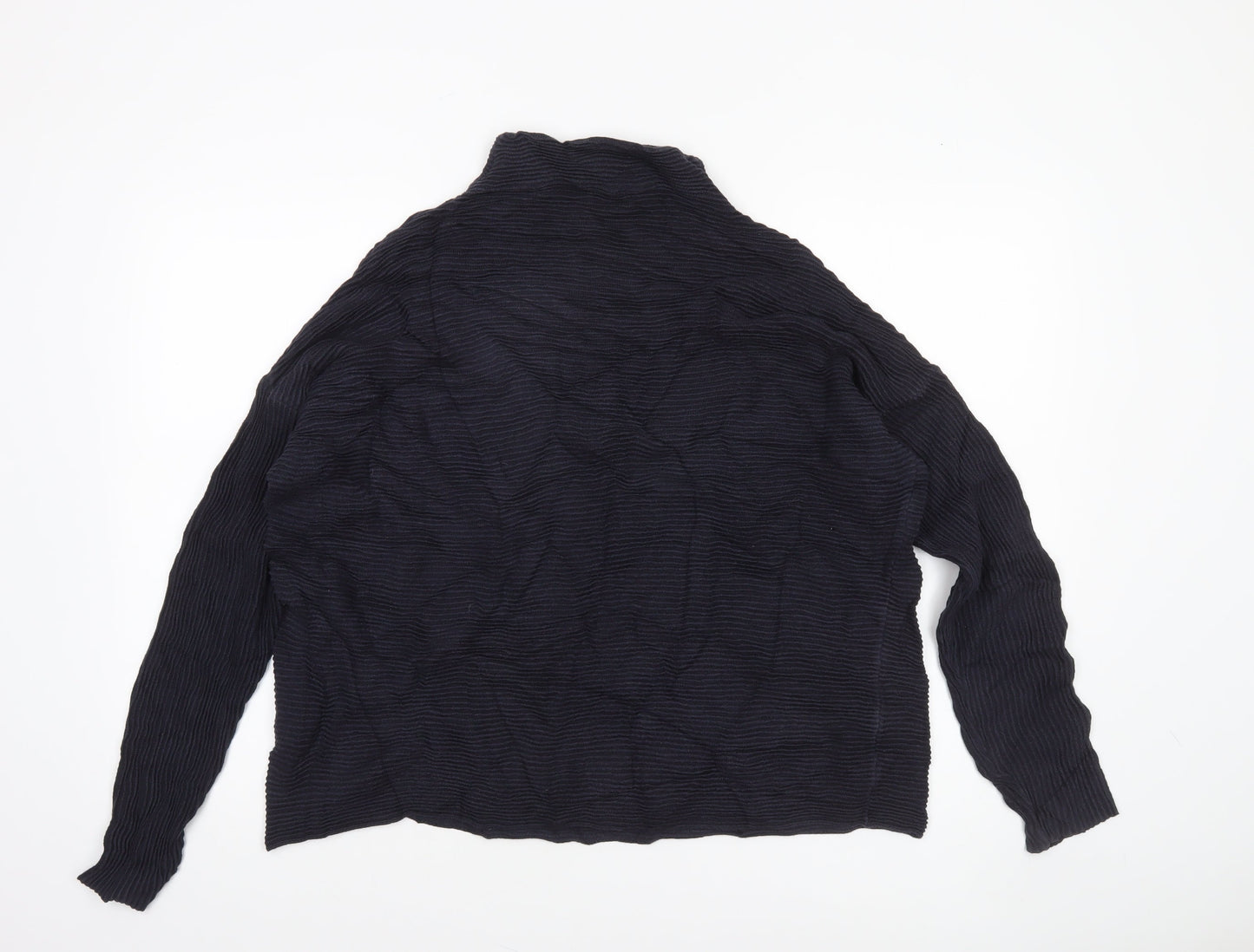 French Connection Women’s Black High Neck Knit Jumper Size L