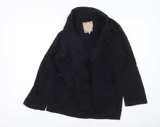 Lindex Women's Black Size 14 Single-Breasted Blazer Jacket