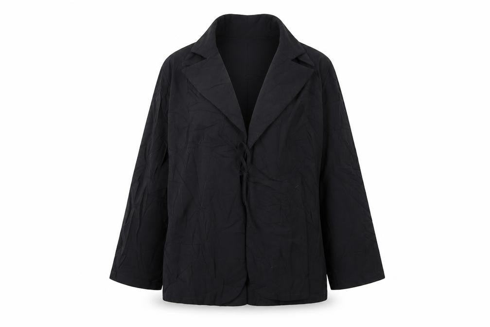 Lindex Women's Black Size 14 Single-Breasted Blazer Jacket